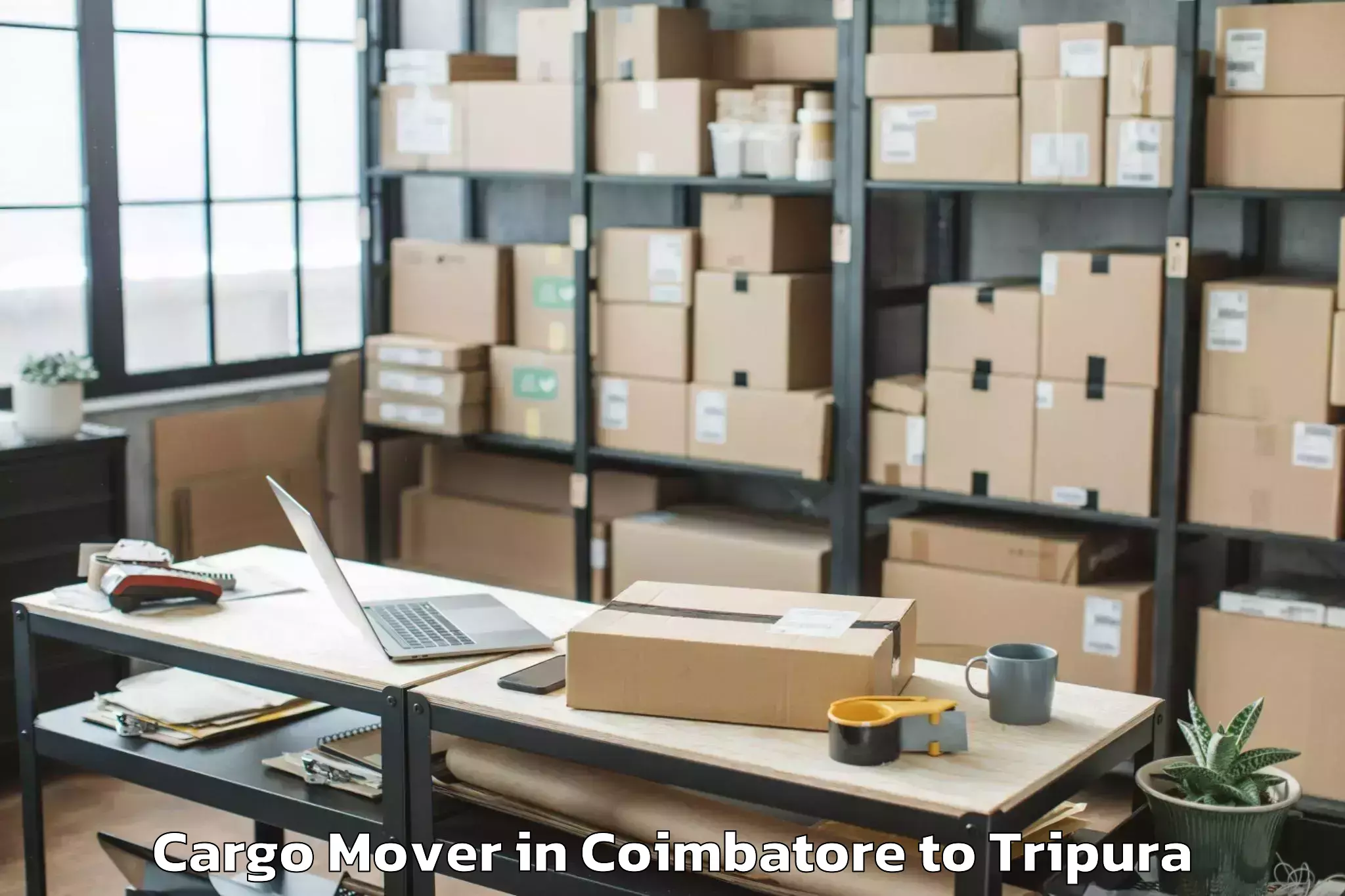 Discover Coimbatore to Udaipur Tripura Cargo Mover